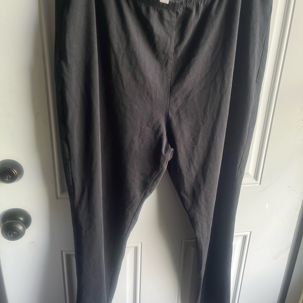 Women’s black stretch pants - Picture 3 of 5